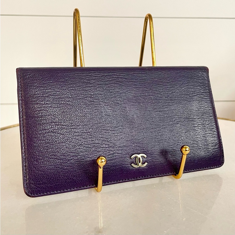 CHANEL Long Wallet | Authentic Leather Chanel Bifold Wallet